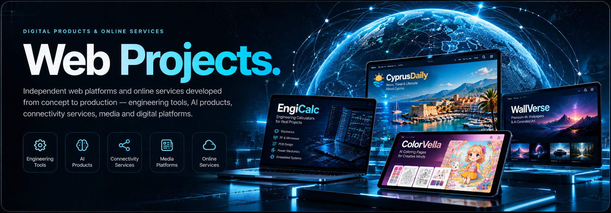 Web Projects — digital products and online services