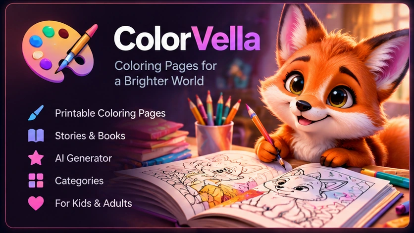 ColorVella creative coloring platform