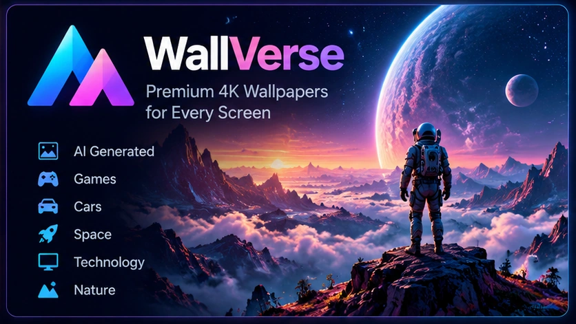 WallVerse premium 4K wallpaper platform